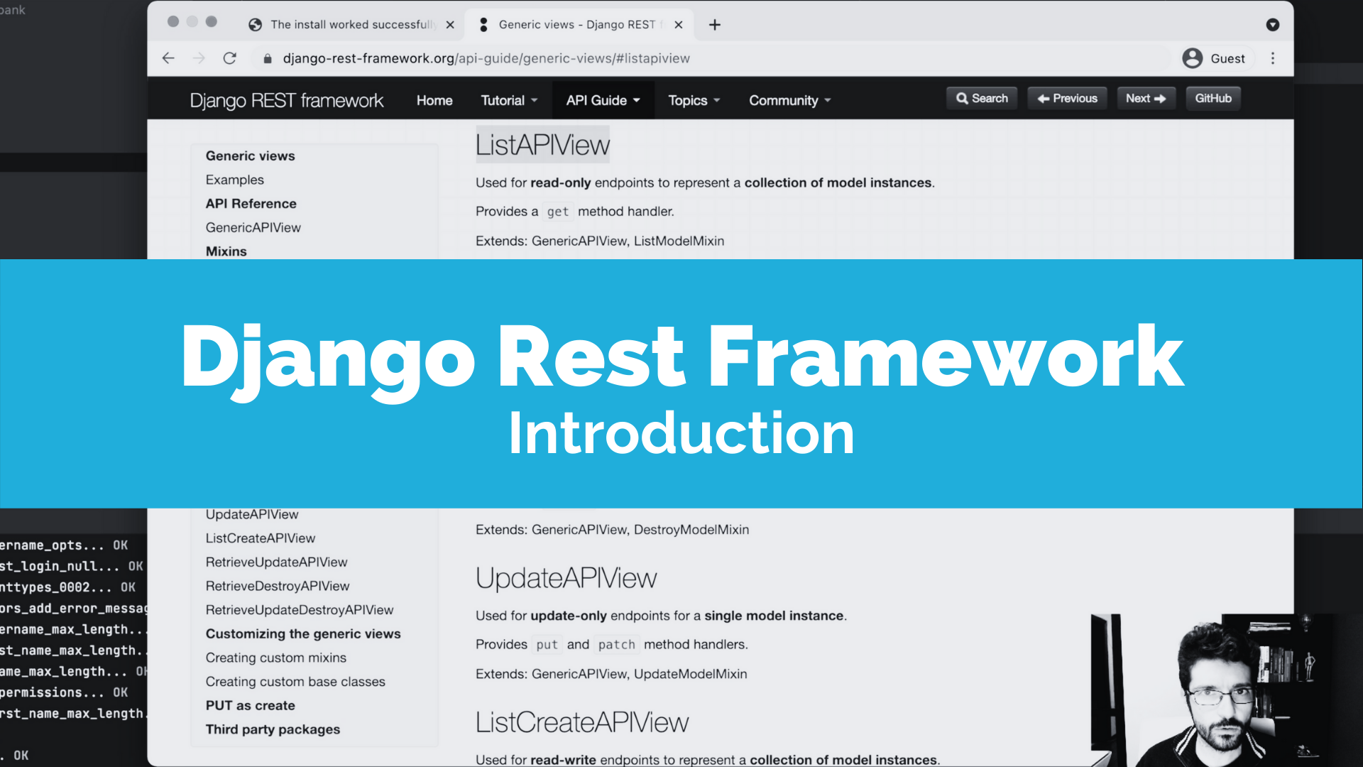Introduction to Django Rest Framework