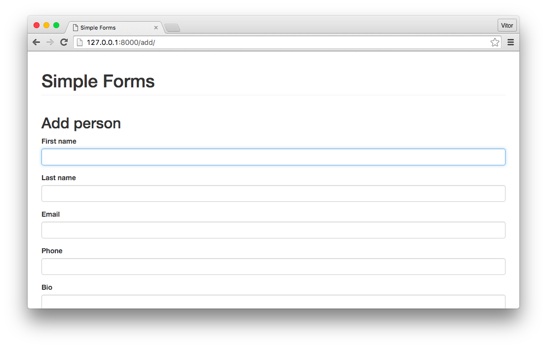 Bootstrap Form