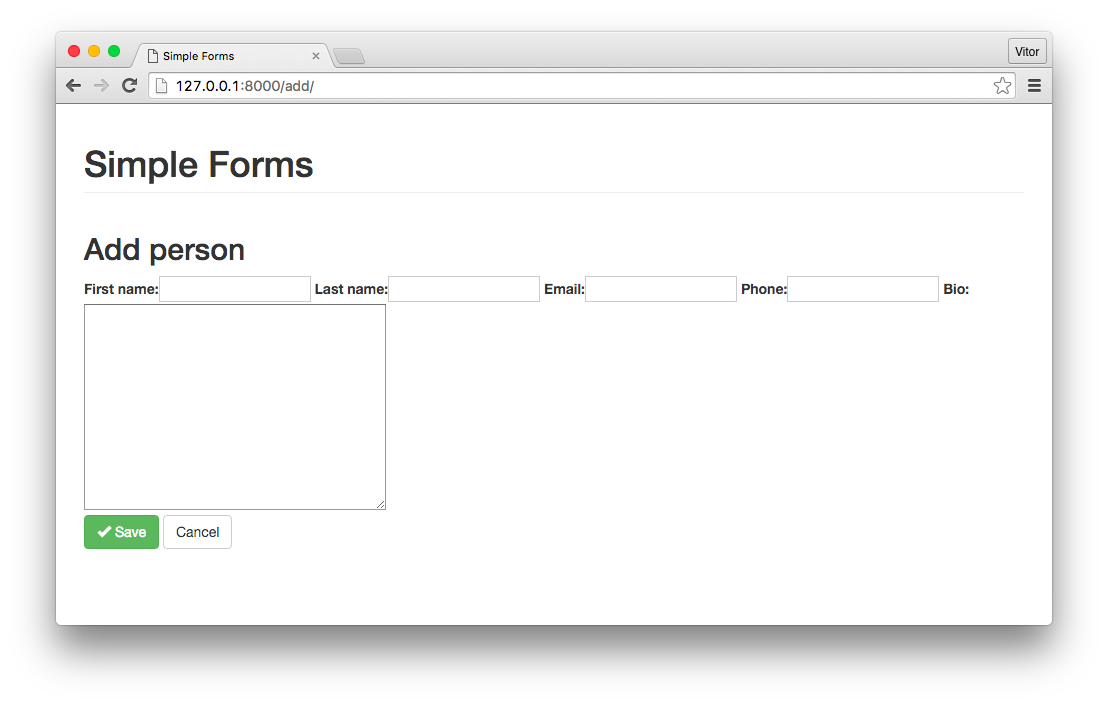 Bootstrap Form