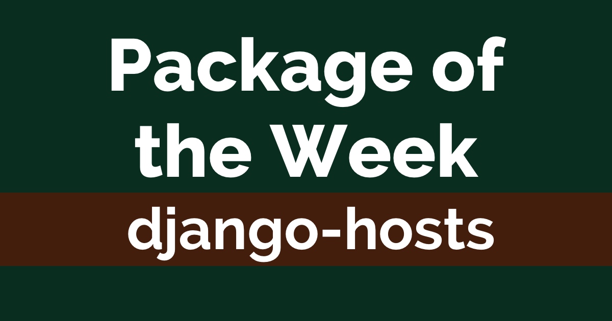 How to Use django-hosts Library
