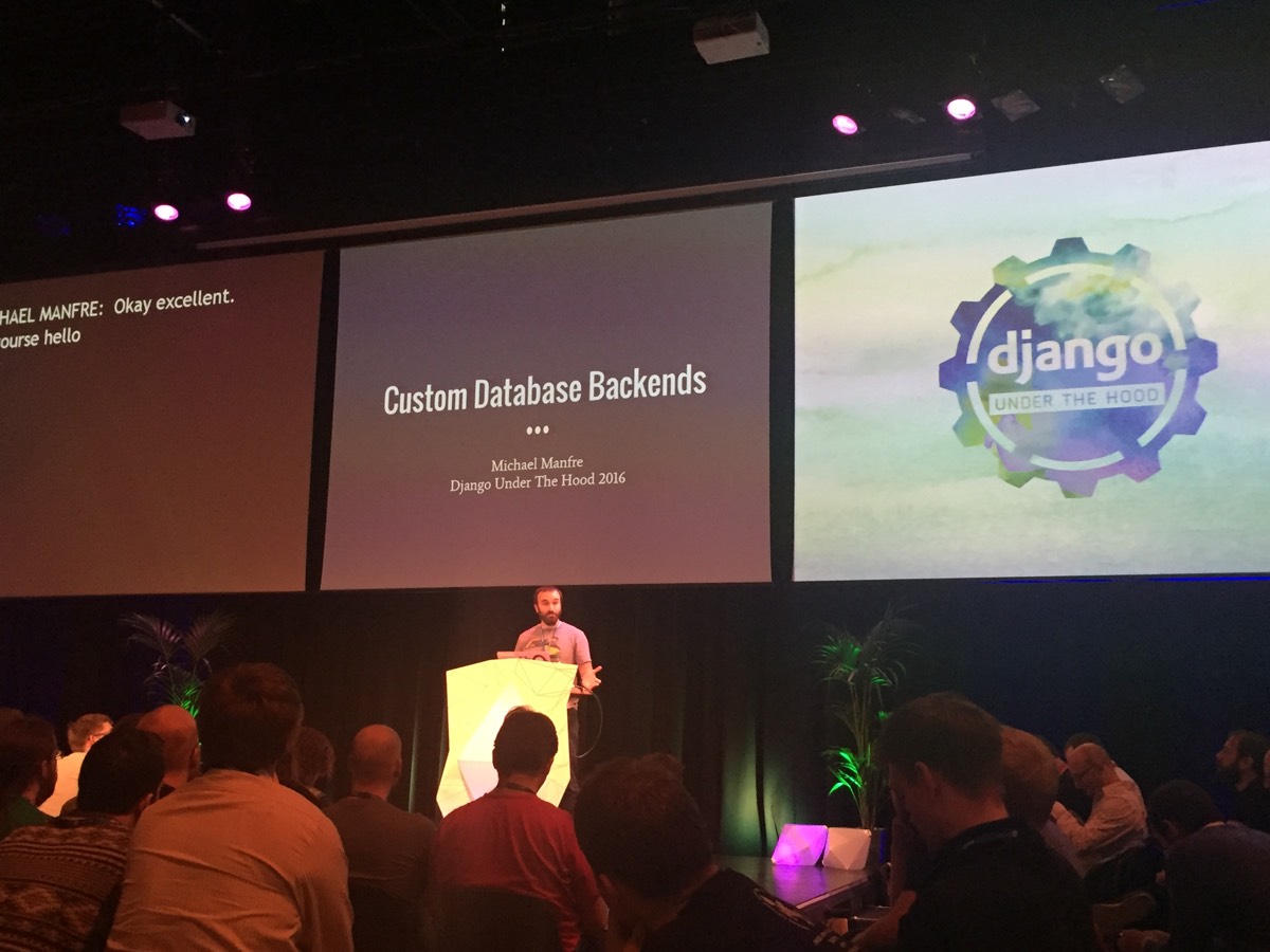 Database Backends By Michael Manfre
