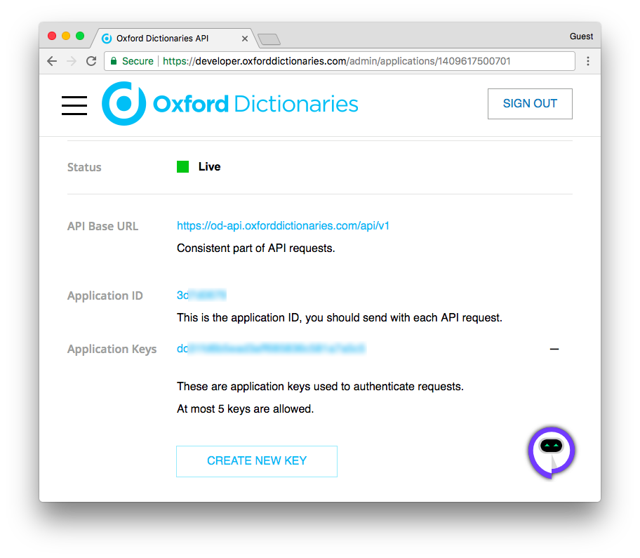 Oxford API