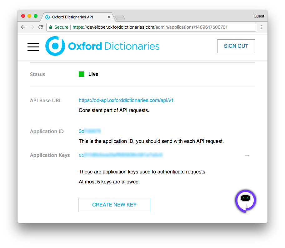 oxford dictionaries api cost