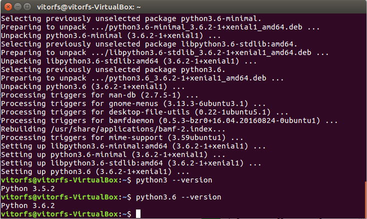 Test Python Version 3.6