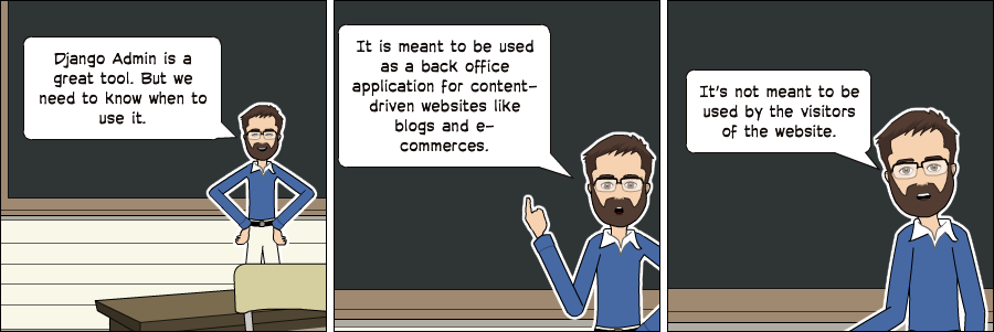 Django Admin Comic